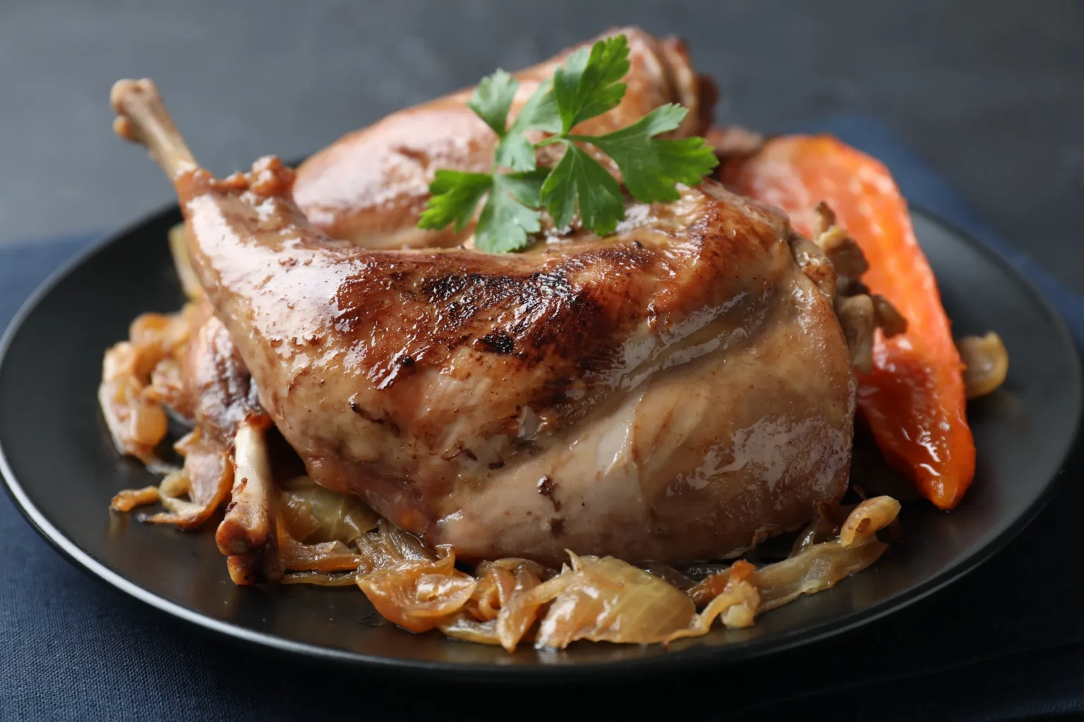 lapin à la moutarde pour 6