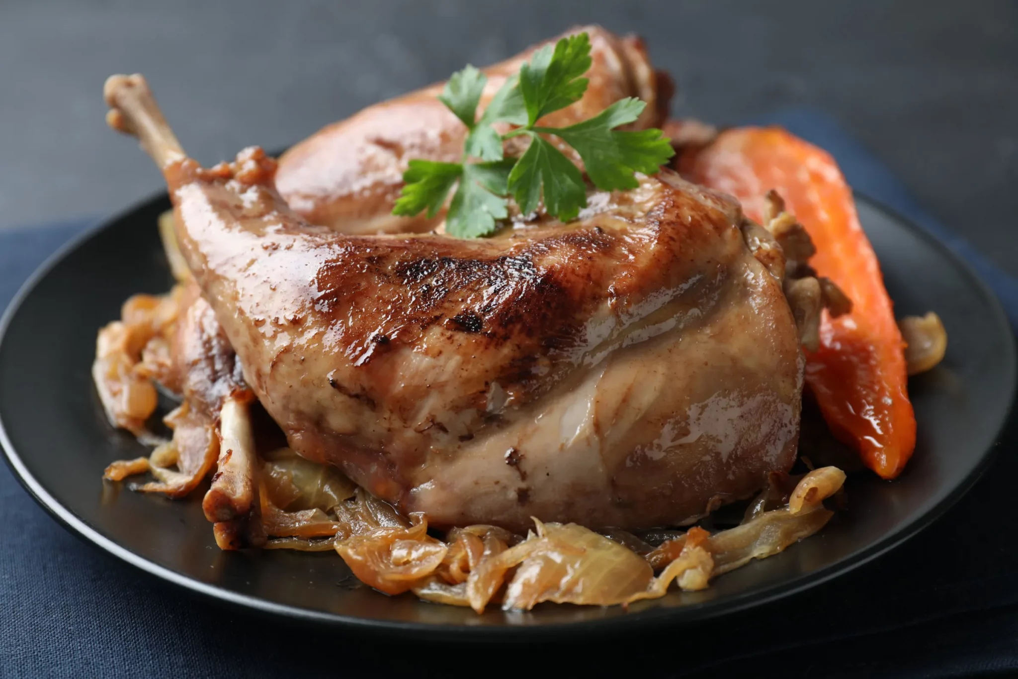 lapin à la moutarde pour 6