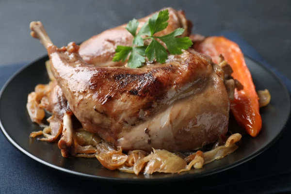 lapin à la moutarde pour 6