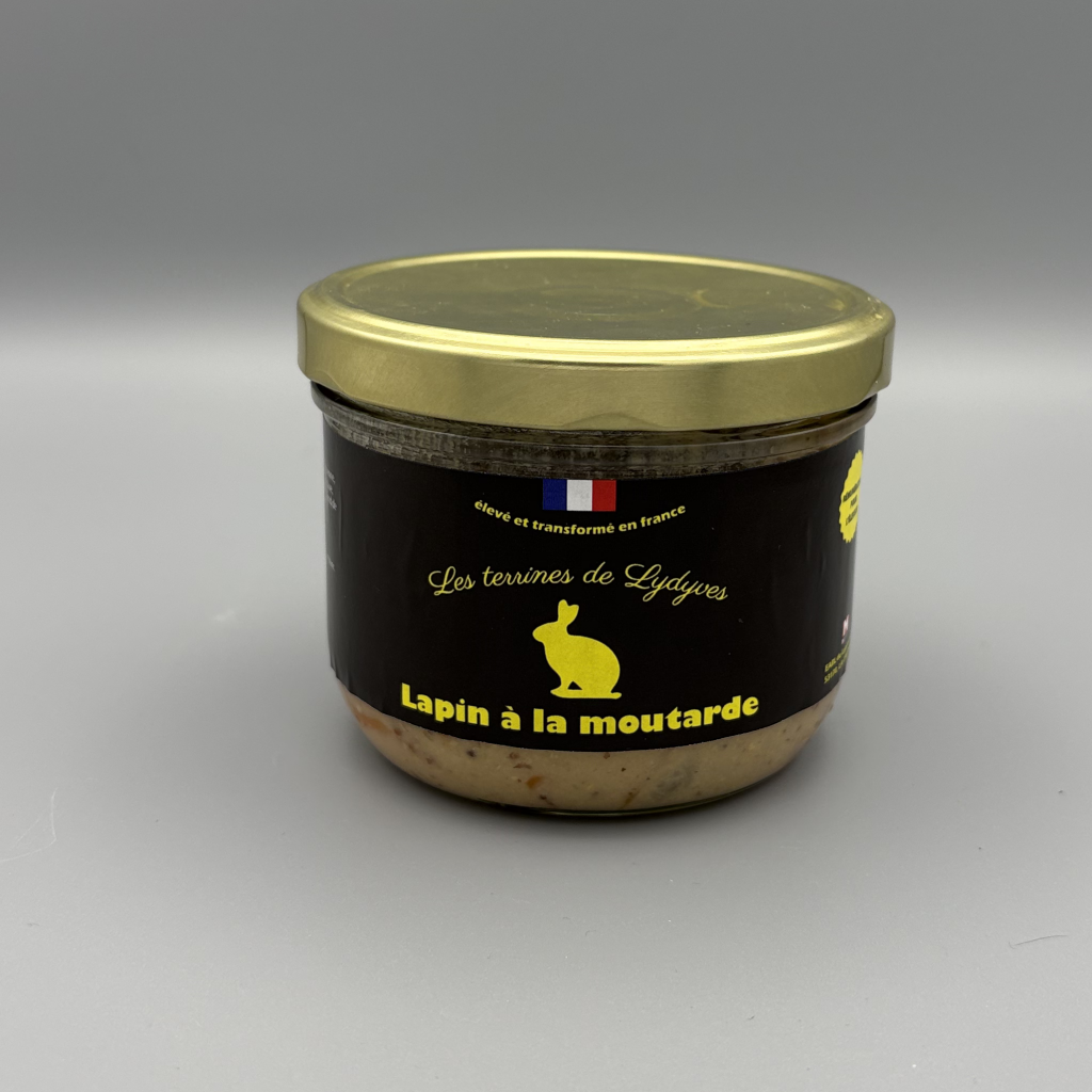 Lapin à la moutarde artisanal