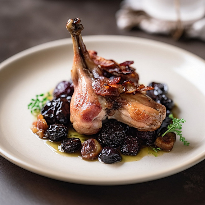 lapin au pruneaux