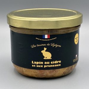 Lapin au cidre et aux pruneaux